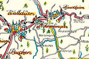 Map of the madonna country