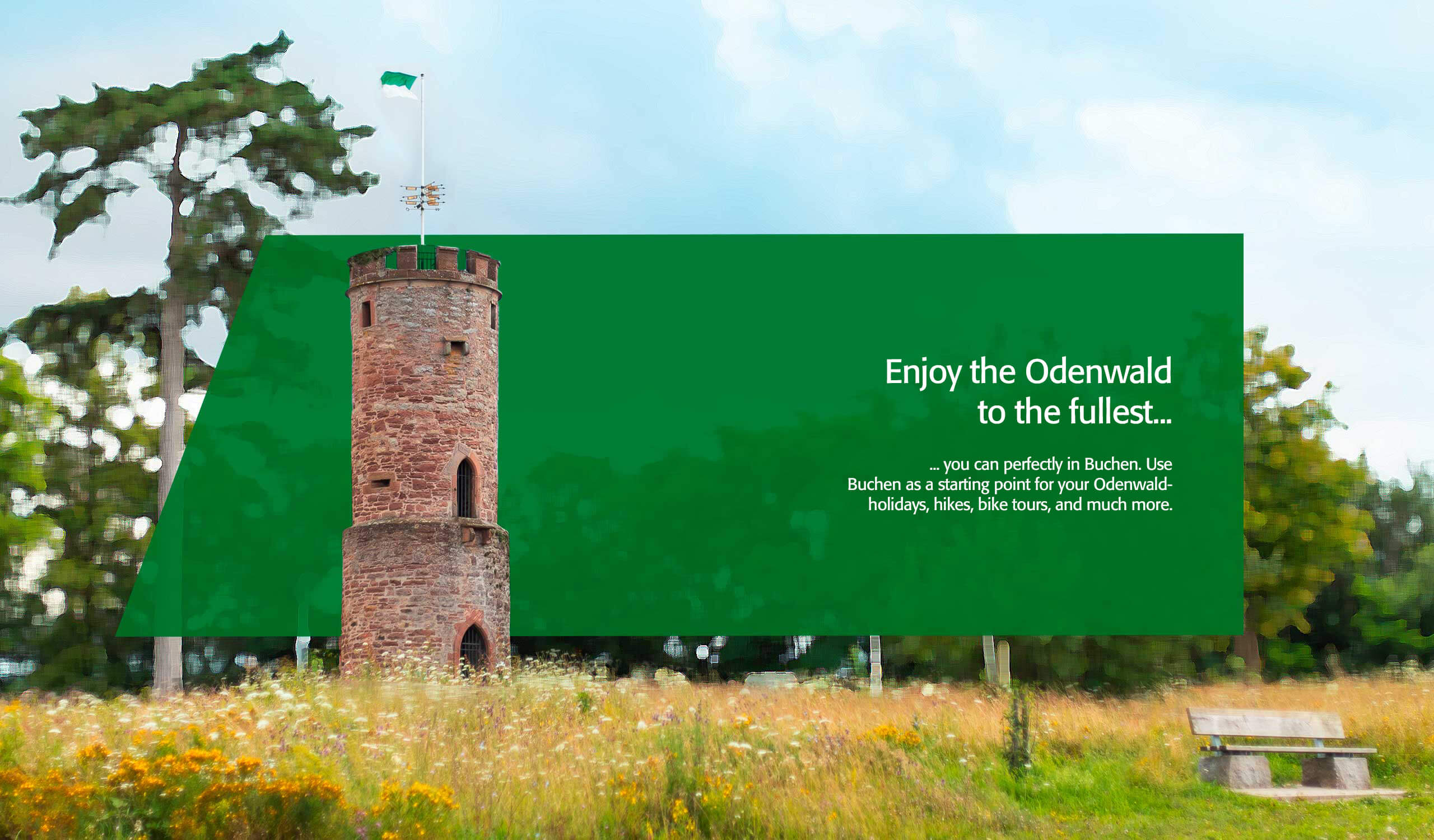 The Wartturm in Buchen, Odenwald. A must-see attraction.